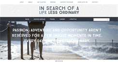 Desktop Screenshot of insearchofalifelessordinary.com